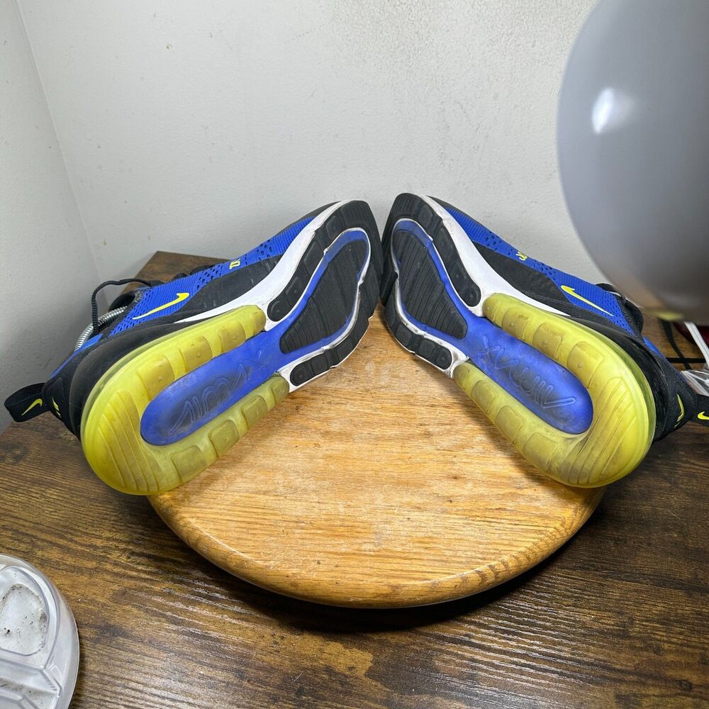 Nike Air Max 270 Warriors Game Royal Rare Shoe Men's Size 10 BV2517-400 - Picture 7 of 8